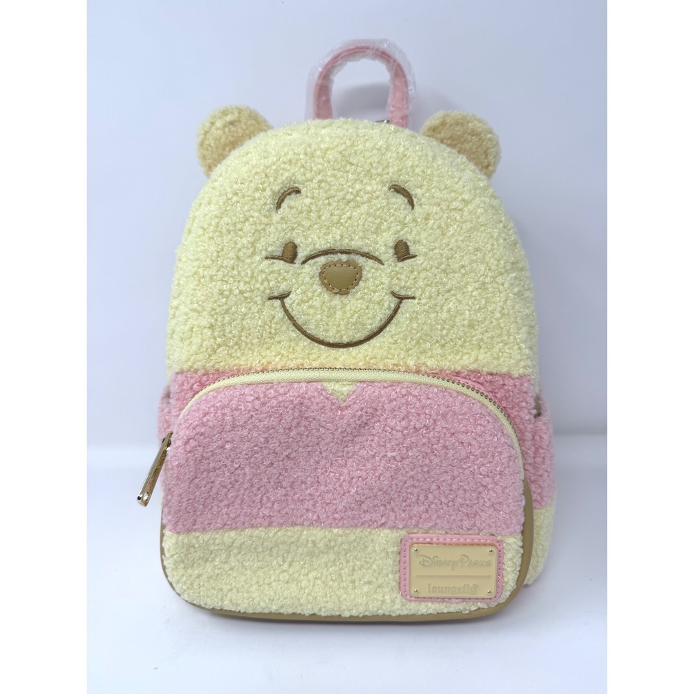 Disney Parks Loungefly Winnie the Pooh Sherpa Mini Backpack NWT